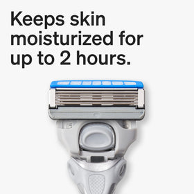Schick Hydro 5 Sense seven gel pools optimize lubrication across contact.