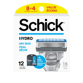 Schick Hydro 5 Sense hydrate gel keeps skin moisturized during every shave.