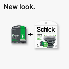 Schick Hydro 5 Sense refills available in 4, 8, and 12 packs for easy restocking