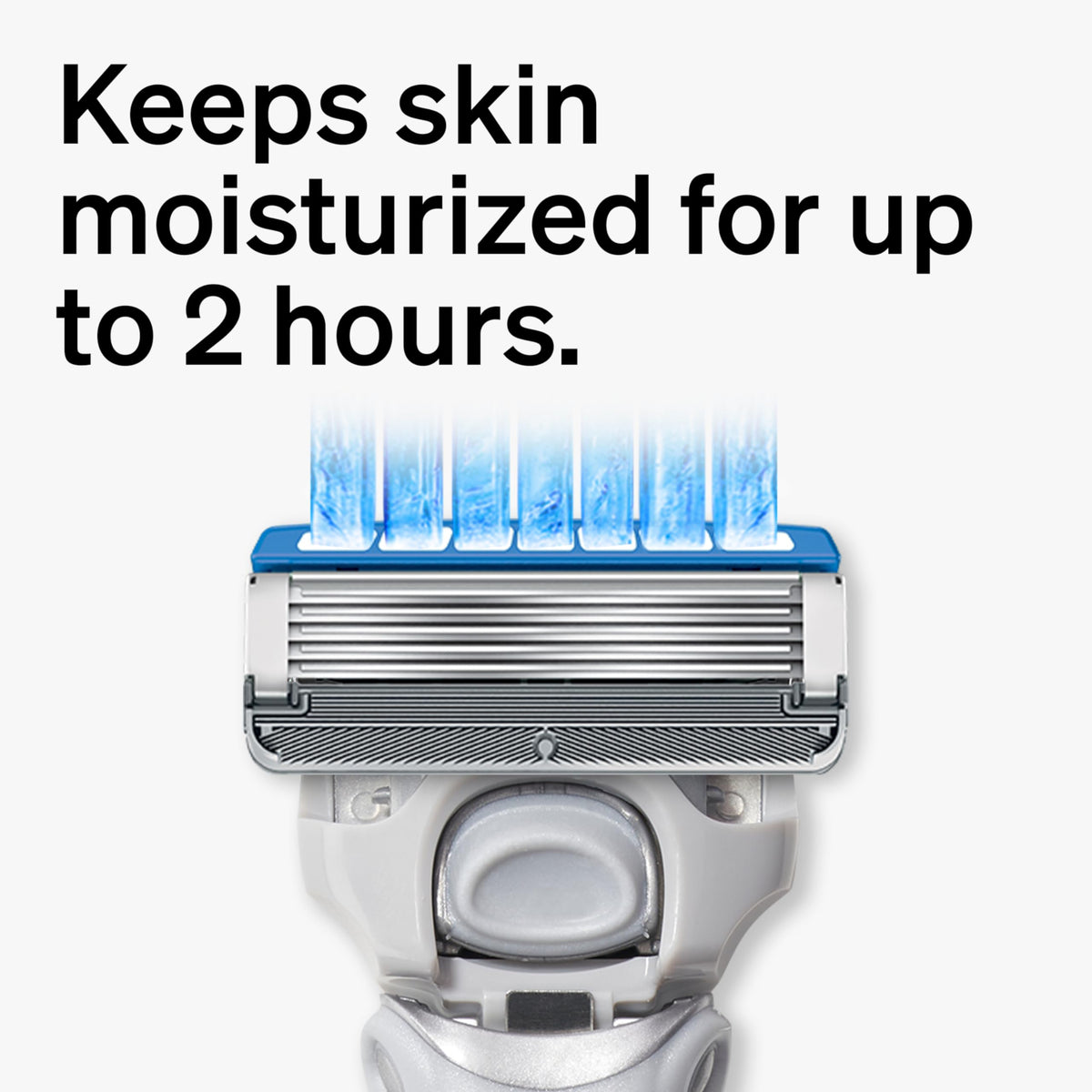 Schick Hydro Dry Skin Razor edger flips open for precise lines and corners.