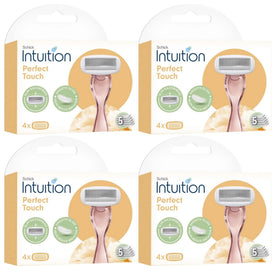 Schick Intuition refill cartridge with precision engineering for optimal blade alignment and skin comfort.