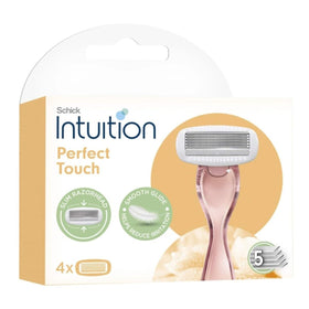 Schick Intuition Easy replacement feature enabling quick cartridge changes.
