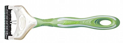 Schick Xtreme3 Hawaiian Tropic scented handle adds a tropical fragrance to shaving.