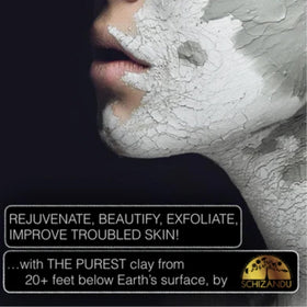 Schizandu Organics hair mask application reveals clay’s clarifying potential.