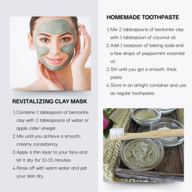 Schizandu Organics natural soap with clay illustrates multipurpose cleansing bar.
