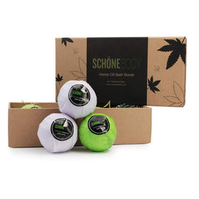 Schone Body 100g bath bomb per piece, easy to measure for a soak.