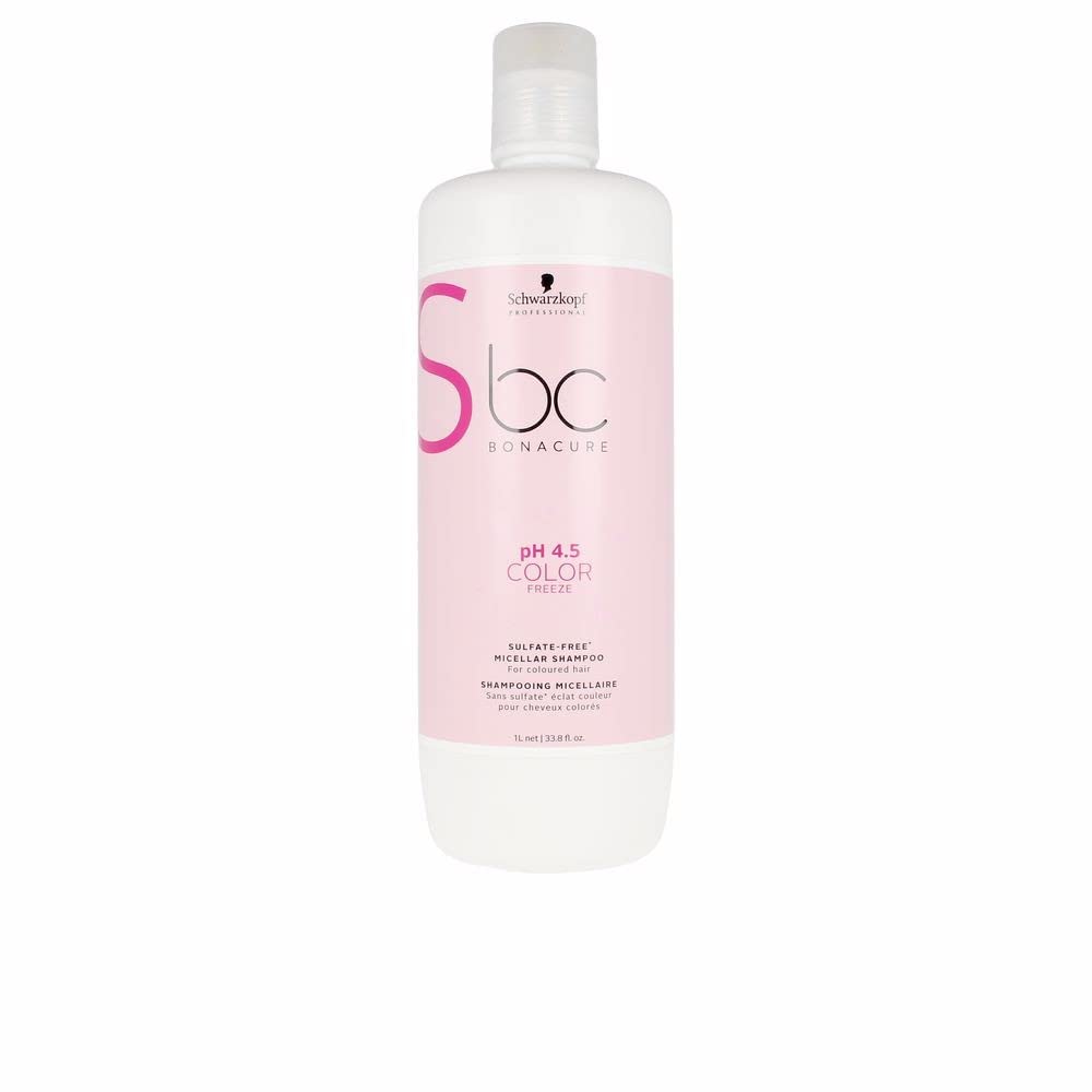 Schwarzkopf Bonacure Color Freeze micellar shampoo bottle for color protection and gentle cleansing.