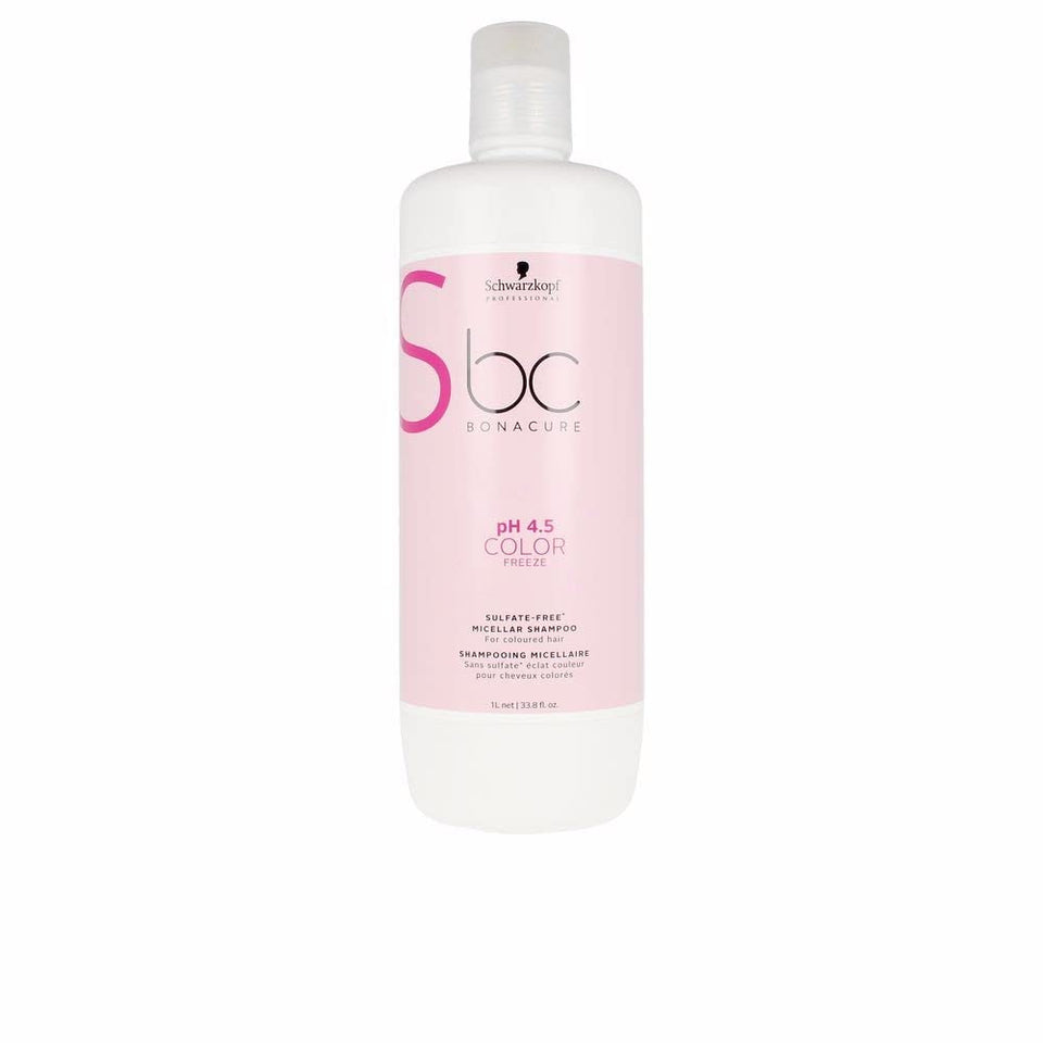 Schwarzkopf Bonacure Color Freeze micellar shampoo bottle for color protection and gentle cleansing.