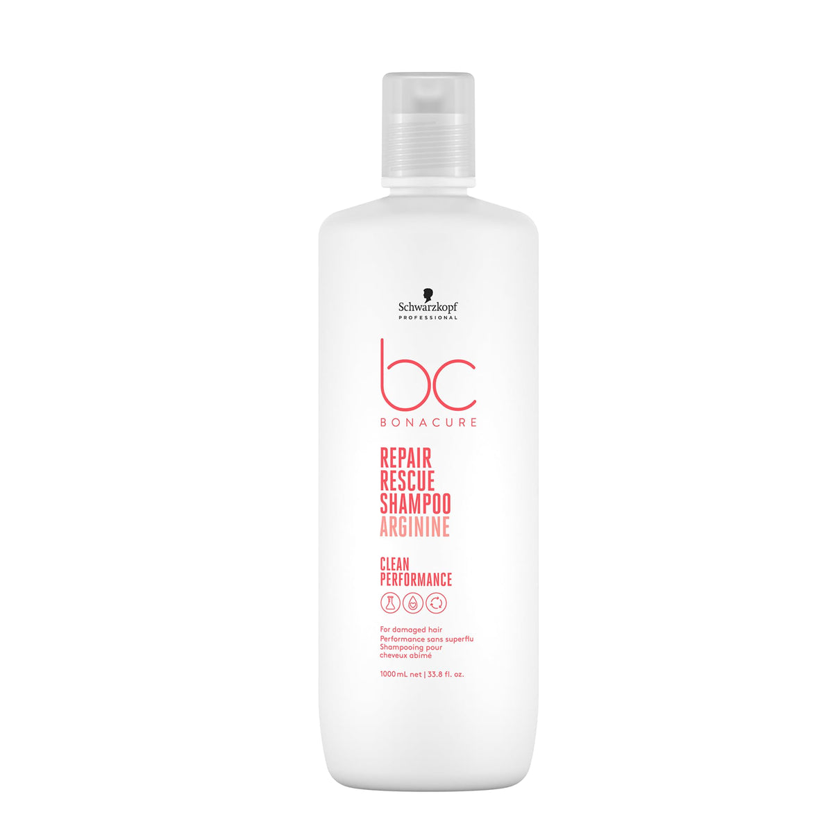 Schwarzkopf Bonacure Peptide Rescue Micellar Shampoo bottle front for gentle cleansing