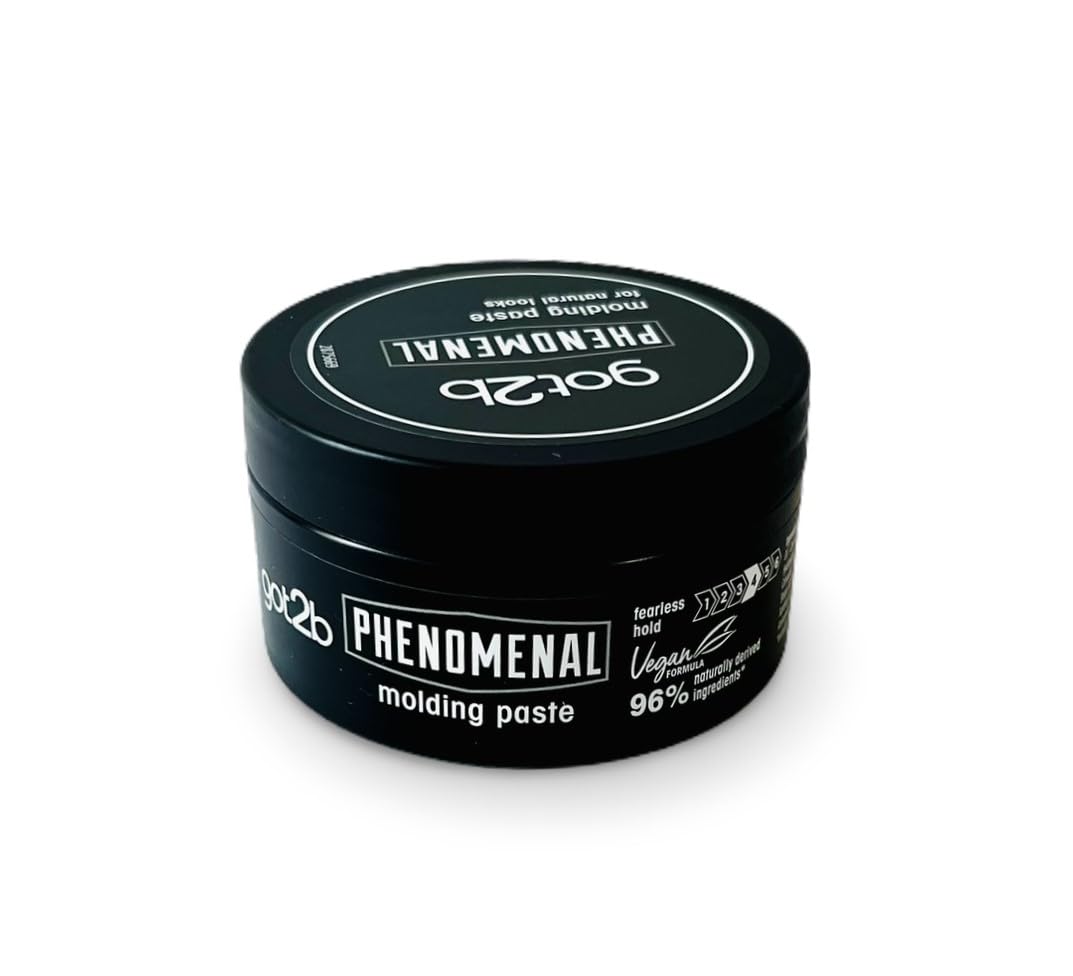 Finished hairstyle with Schwarzkopf got2b Phenomenal Moulding Paste for flexible hold