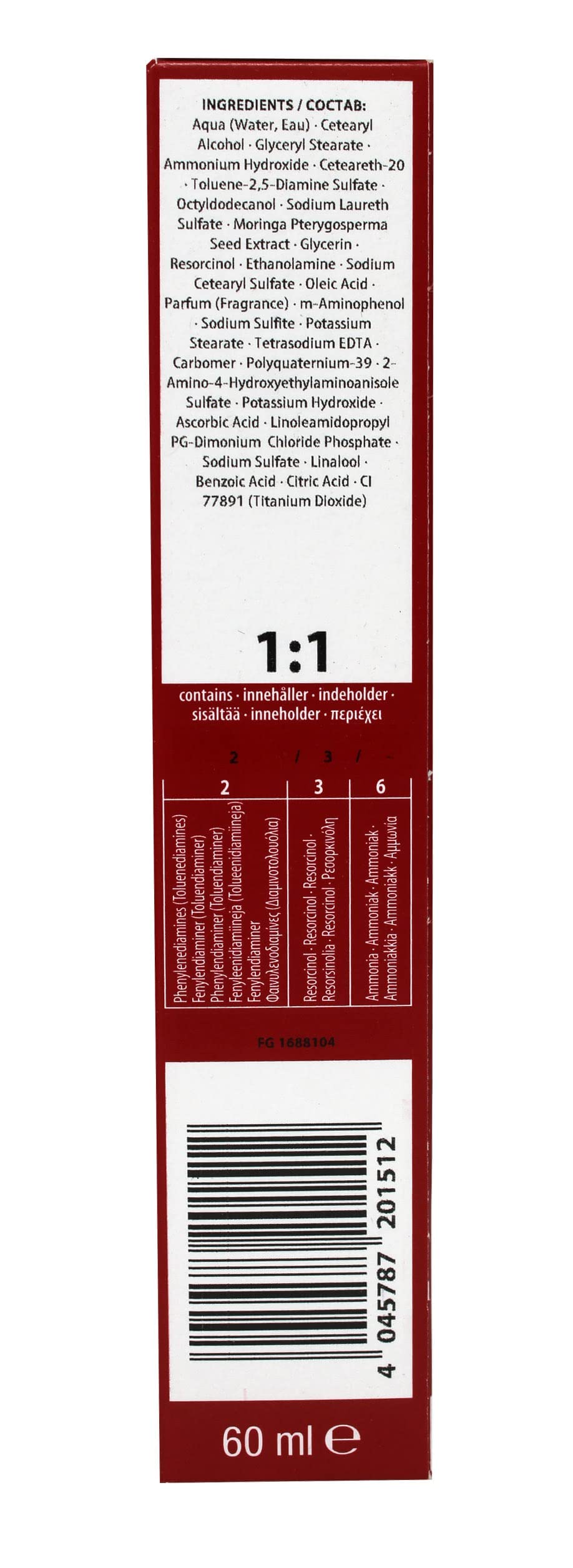 Schwarzkopf Igora Royal 3-0 dark brown color cream tube for precise, consistent root coverage.