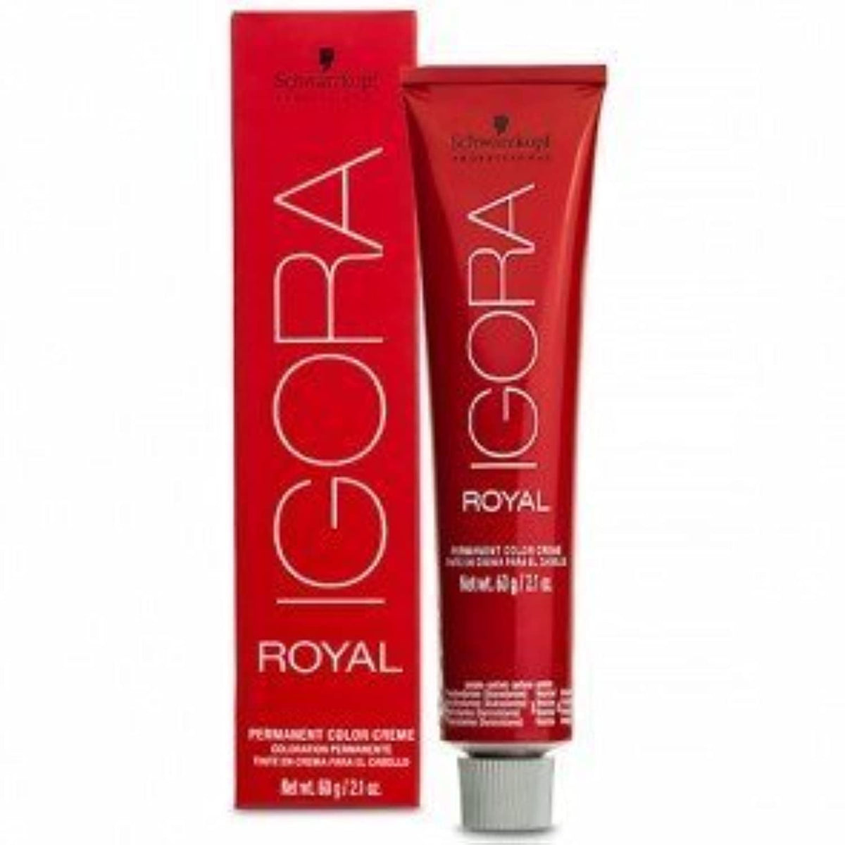 Schwarzkopf Igora Royal 3-0 dark brown color jar for vibrant, even coverage on porous hair.