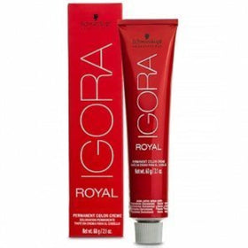 Schwarzkopf Igora Royal 3-0 dark brown color jar for vibrant, even coverage on porous hair.