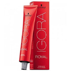 Schwarzkopf Igora Royal 6-12 Dark Blonde Cendre Ash color tube for even grey coverage.