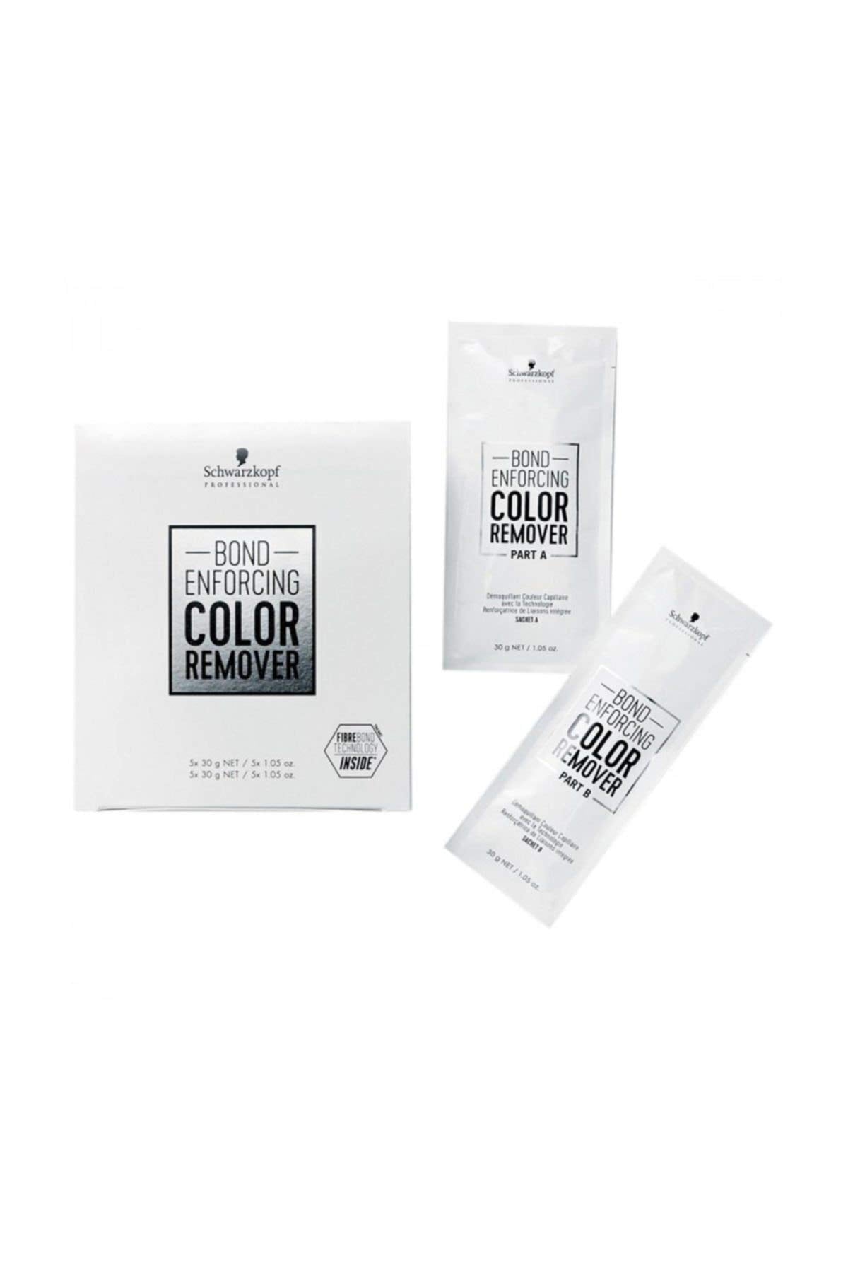 Schwarzkopf Professional Bond Remover being applied for even color removal and hair care