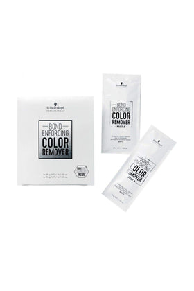 Schwarzkopf Professional Bond Remover being applied for even color removal and hair care