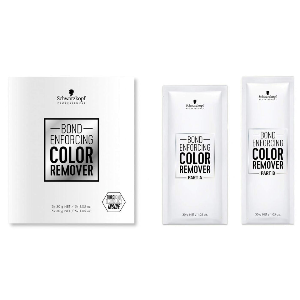Schwarzkopf Professional Bond Remover bottle for efficient color removal and fibre protection