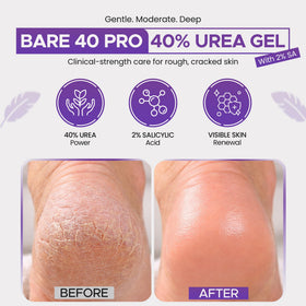 BARE 40 PRO ingredients aloe-tea-tree highlight soothing, refreshing components.