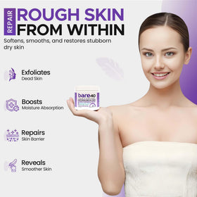 BARE 40 PRO jojoba beads image conveys gentle exfoliation.