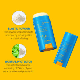 SCINIC Enjoy Super Active Airy Sun Stick fits in a pocket for convenient outdoor protection