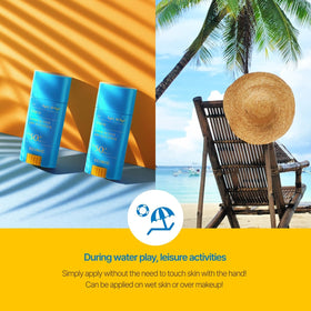 SCINIC Enjoy Super Active Airy Sun Stick proves sweat-resistant UV protection during activity