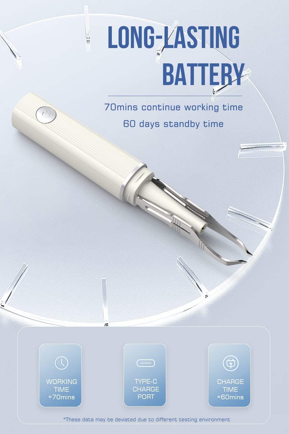 Scopepick smartphone app view shows magnified imagery for accurate grooming decisions