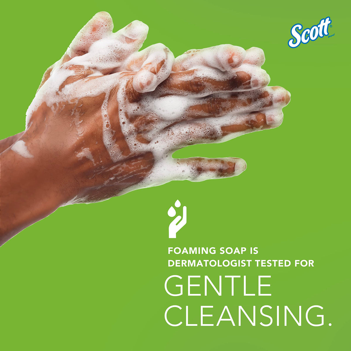 Scott Professional clear hand soap appearance in a restroom setting
