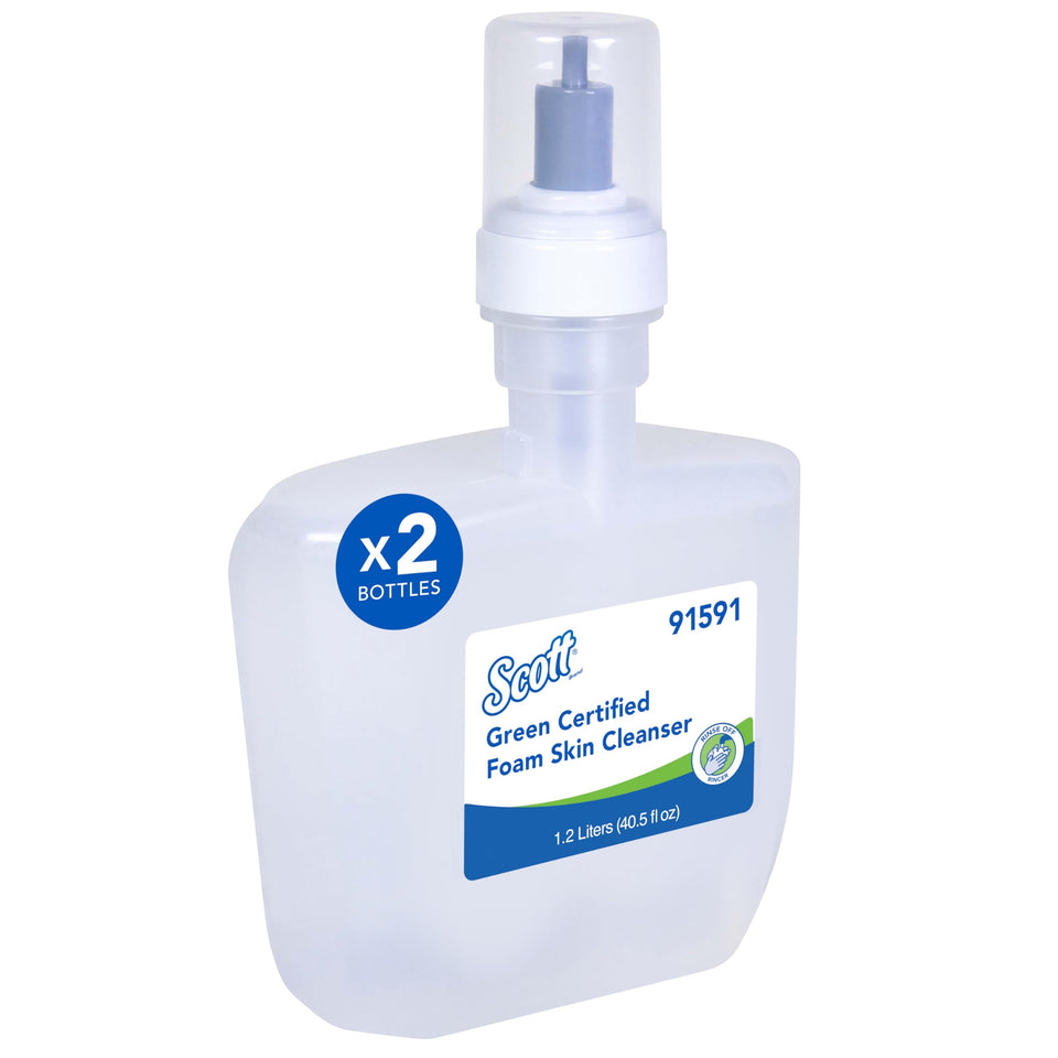 Scott Professional Green Certified Skin Cleanser bottle highlighting eco-friendly option