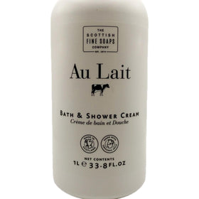 Au Lait pump-dispense view shows easy, mess-free use