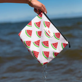 SCOUT Go Getter Pouch wipes clean and folds flat for travel storage