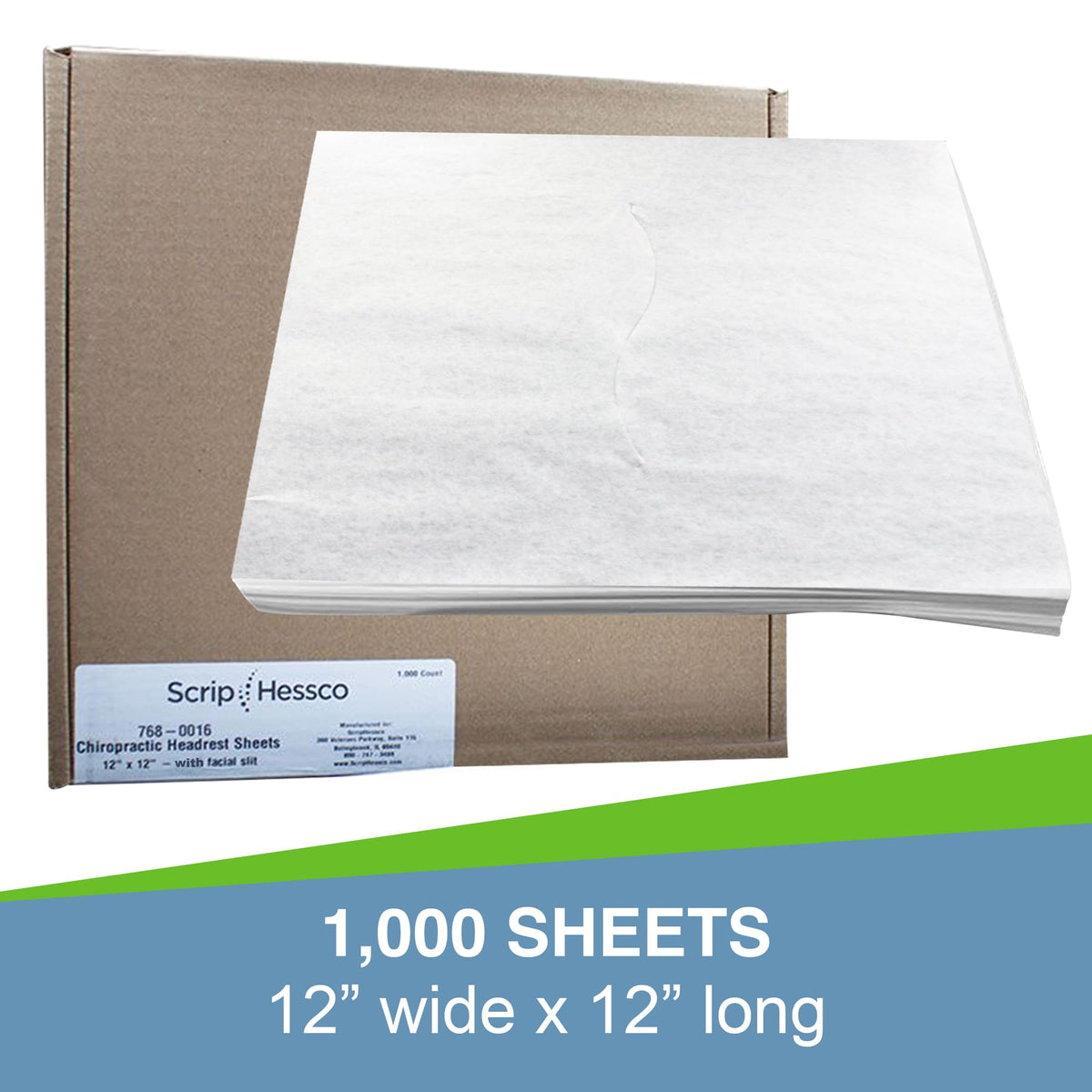ScripHessco disposable table sheets protect equipment from oils and moisture.