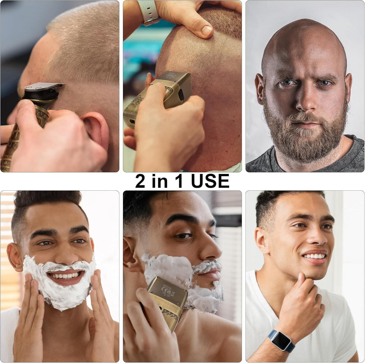 Scttomon versatile groomer handles head, beard, body with ease.