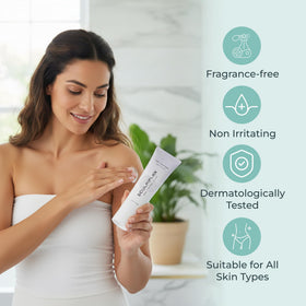 SCULPIFLEX Firming Cream texture closeup highlights silky, comfortable consistency.