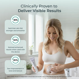 SCULPIFLEX Firming Cream thigh application targets legs and hips for firmer skin.
