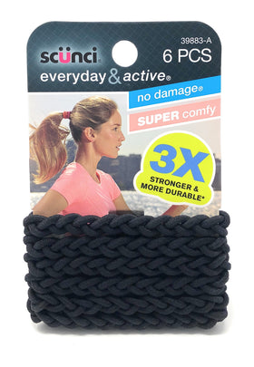 Scunci 3-pack bundle packaging image highlighting value and color variety