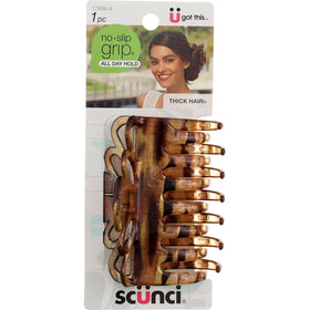Scunci No Slip Crown Clip durable plastic design for long-lasting hold.