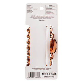 Scunci No Slip Crown Clip in hair for a tidy crown hairstyle.
