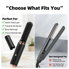 Sdalix anti scald protection ensures safe styling at home or on the go