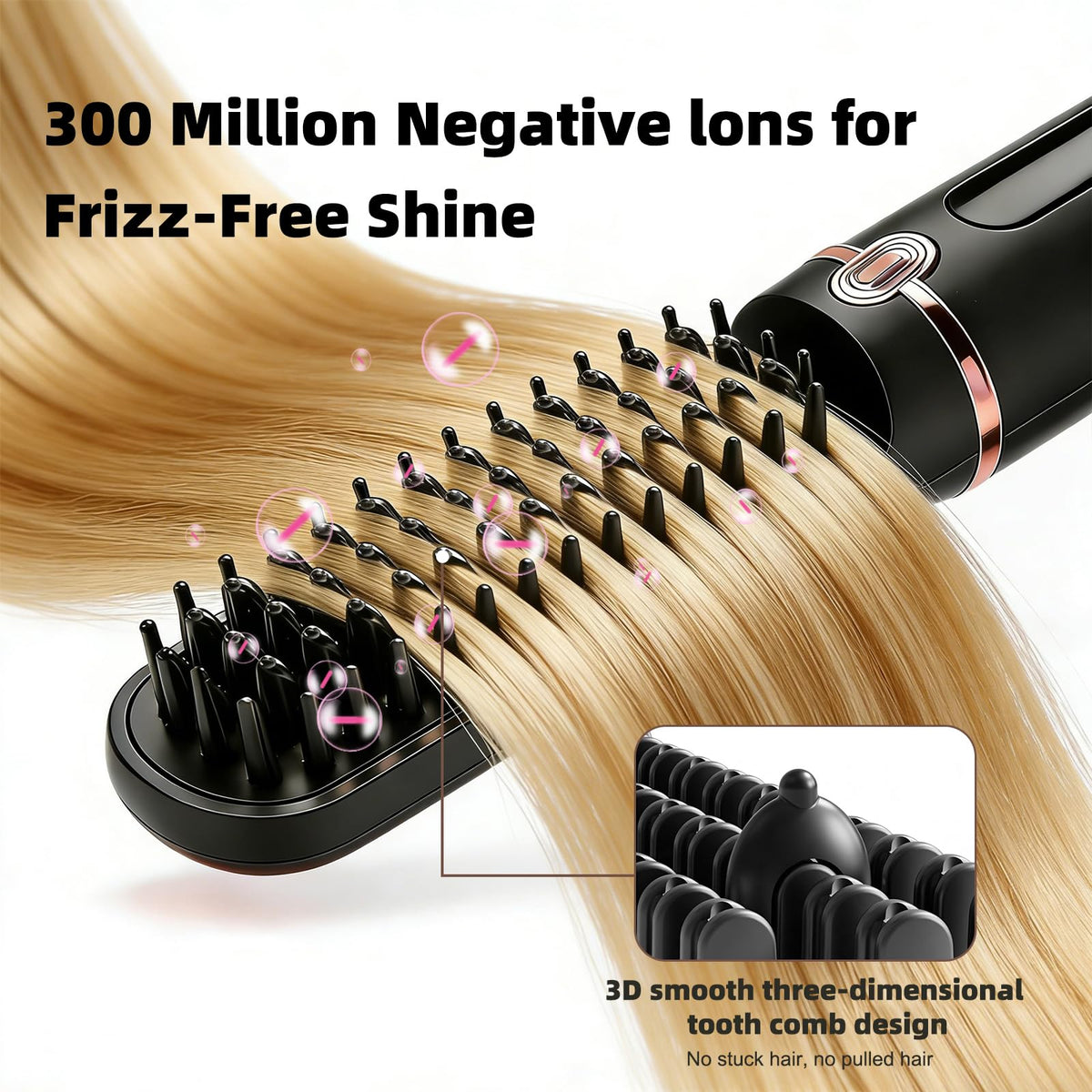 Sdalix ionic technology reduces frizz for a smoother look