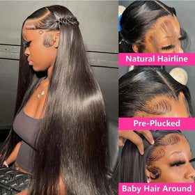 Sdamey 200 density silky texture for fuller hair appearance.