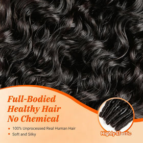 Sdferlin quick weave setup with Burmese curls for fast install.