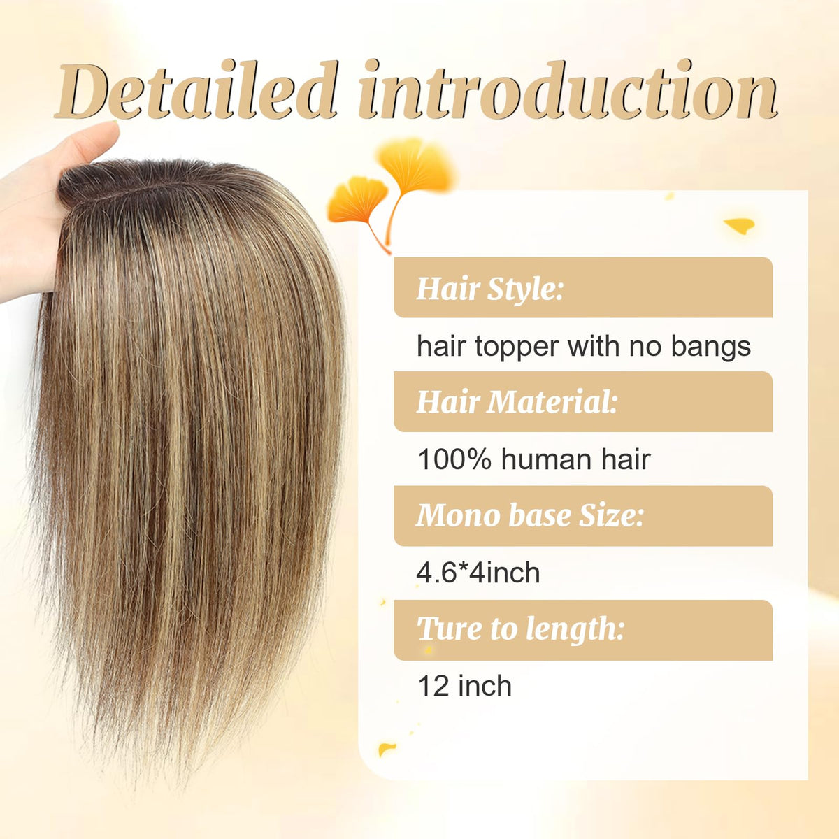 SEA SINGING natural blend with real hair for seamless look