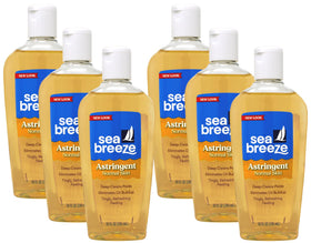 Seabreeze Astringent bottle for normal skin promotes deep pore cleansing.