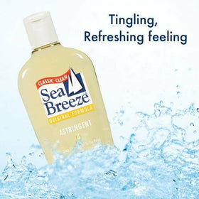 Label detail of Seabreeze Astringent Original showing formula.