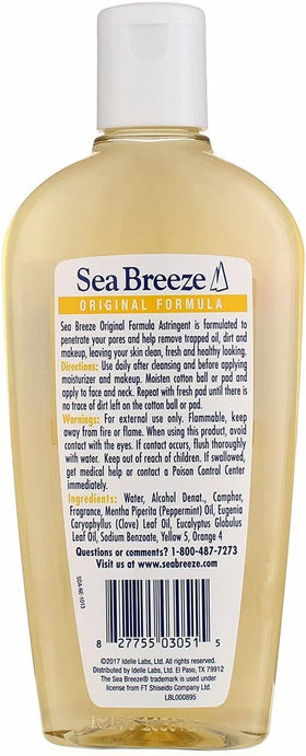 Sea Breeze Deep Cleaning Facial original pour moment with cooling sensation