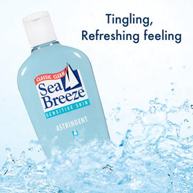 Sea Breeze pack of 6 bottles for daily sensitive skin routines.