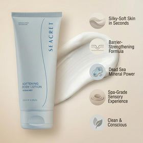 SEACRET whipped texture close-up highlights luxurious hydration.