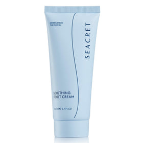 SEACRET Dead Sea Foot Cream on cracked heels delivers deep moisture.