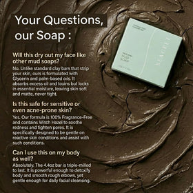 SEACRET Dead Sea Mud Soap Bar face and body use demonstrates daily versatility.