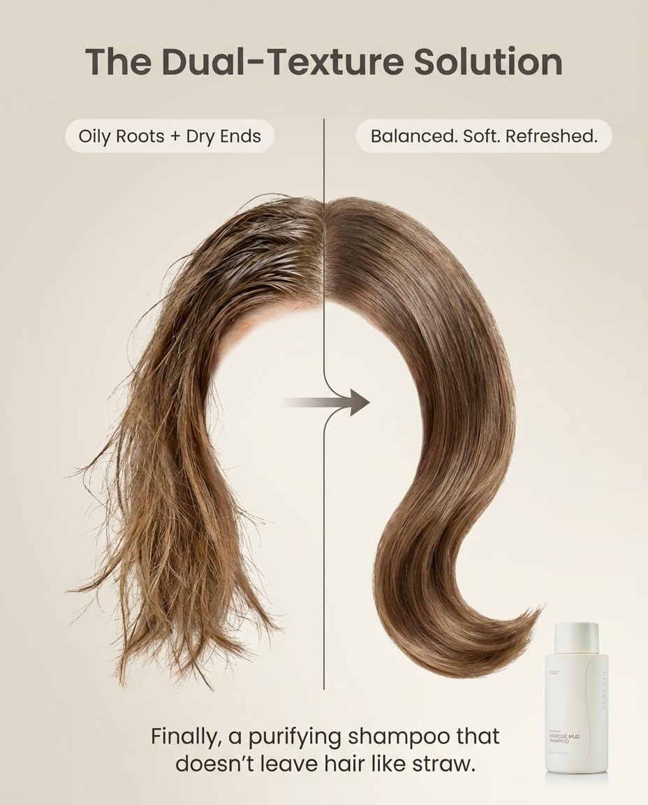SEACRET HydraMud Aloe Vera infusion offers soothing hydration for the scalp.